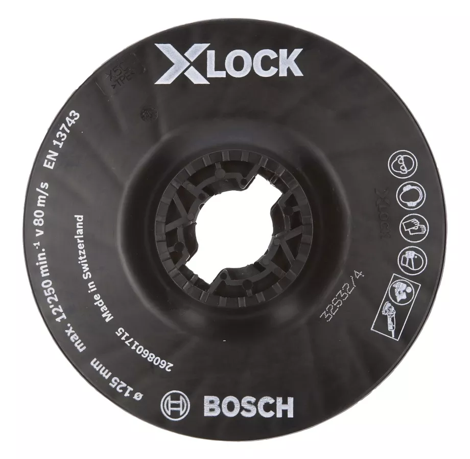 Plateau de ponçage XLock 125mm medium Bosch